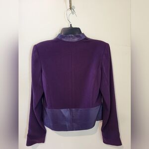 Purple Leather Jacket